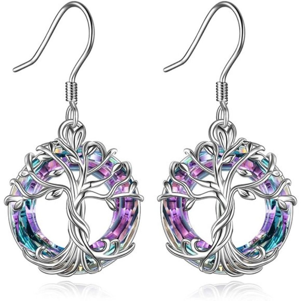 14k White Gold Hook Earring